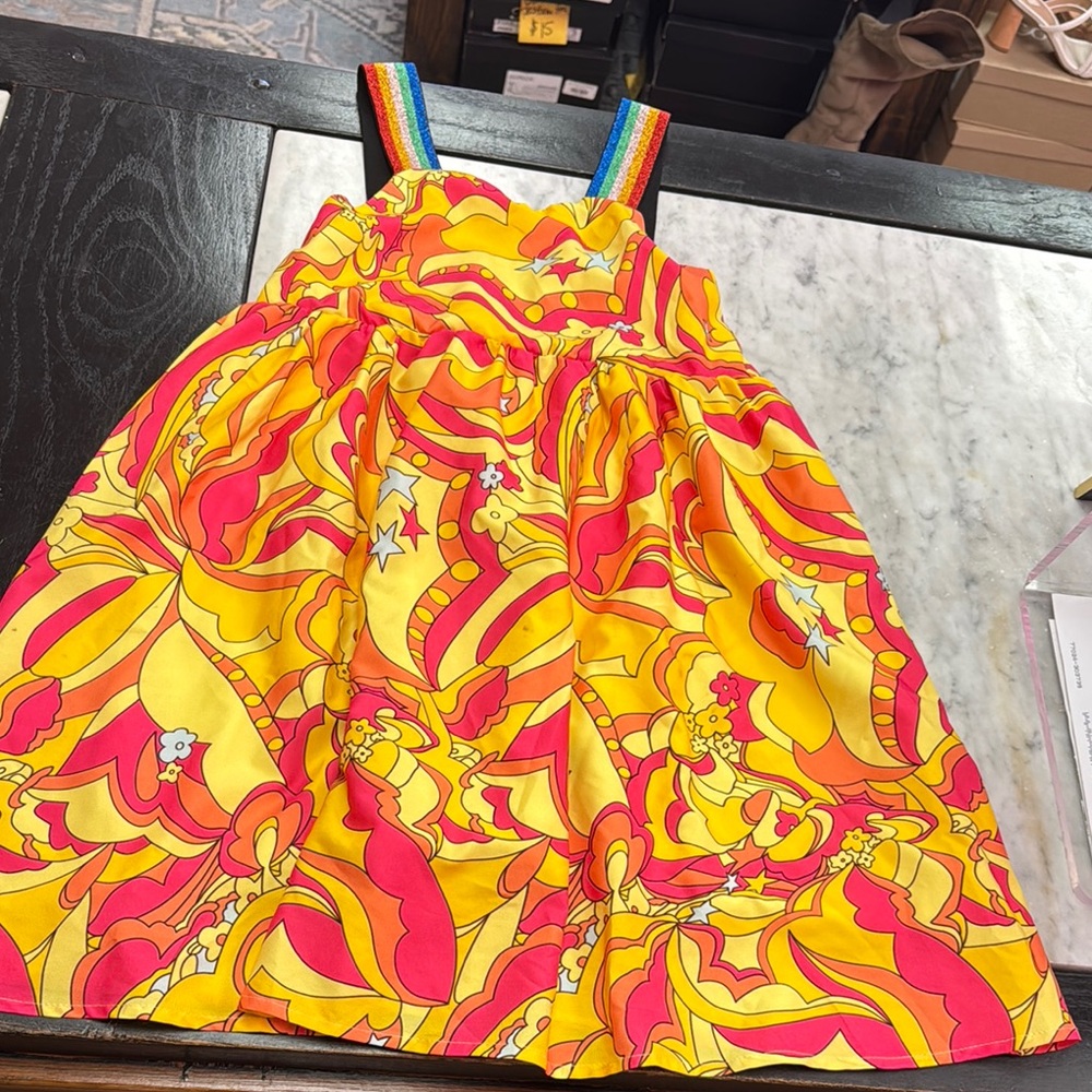 Lola + The Boys Colorful Swirl Dress